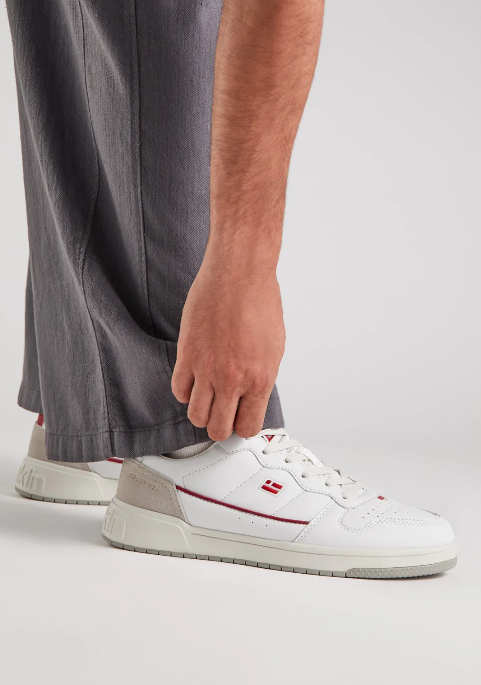 D.Franklin Court V2 Flag Basic White / Red|Damen Sneakers|Sneakers