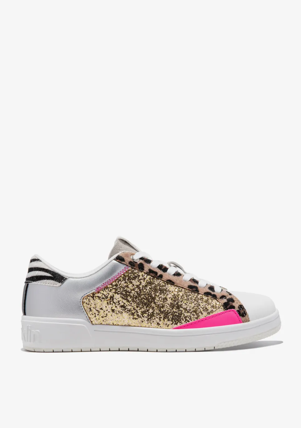 D.Franklin Court V2 Tennis Basic Glitter Gold Leo|Damen Sneakers
