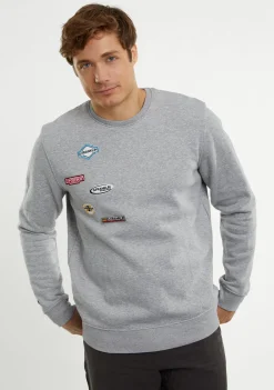 D.Franklin Crewneck Racing Club Sweatshirt Grey|Damen Sweatshirts|Sweatshirts