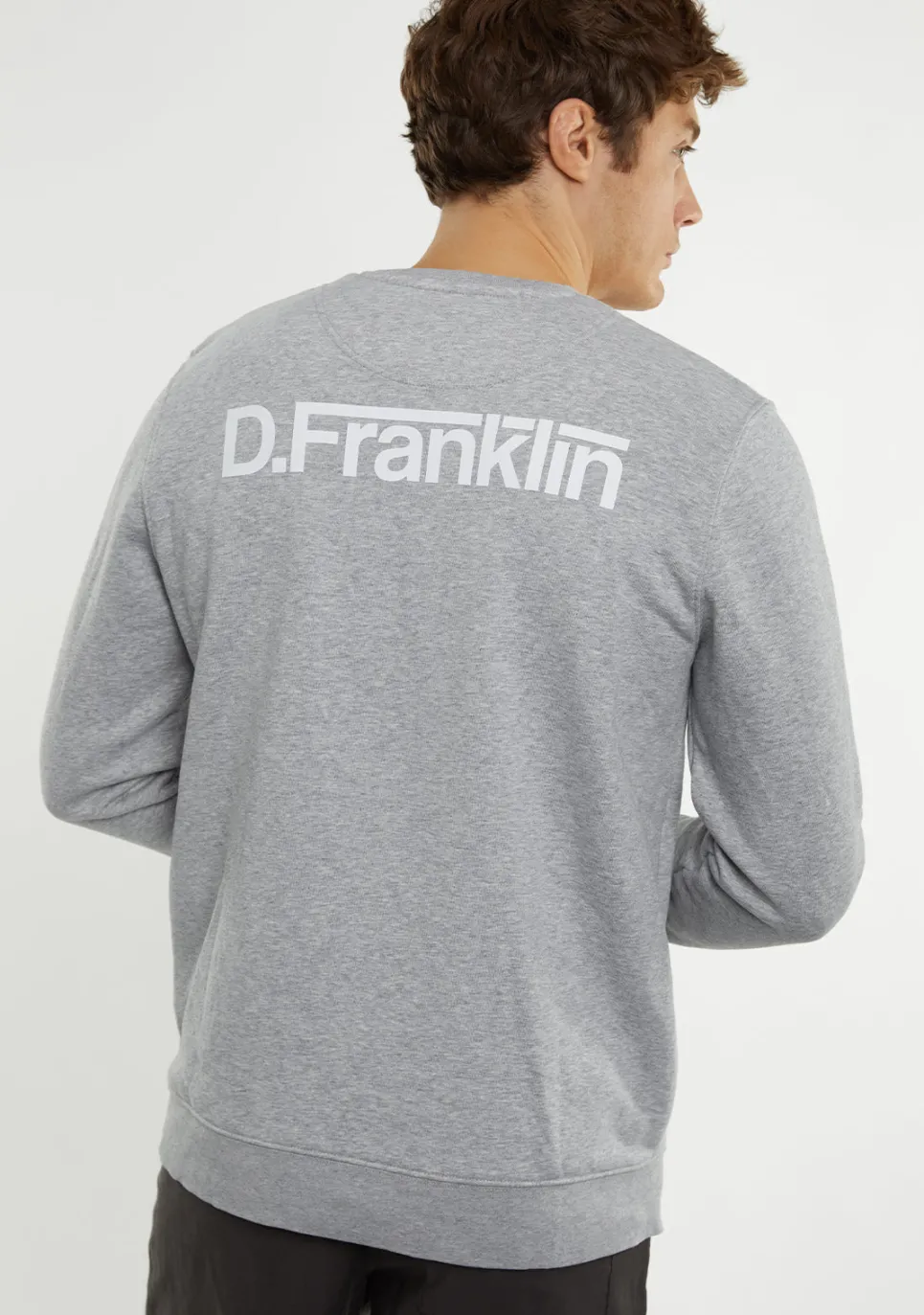 D.Franklin Crewneck Racing Club Sweatshirt Grey|Damen Sweatshirts|Sweatshirts