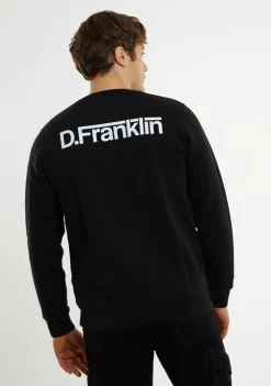 D.Franklin Crewneck Racing Club Sweatshirt Black|Damen Sweatshirts|Sweatshirts