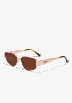 D.Franklin Cuprum Pilot Rose Gold / Brown|Damen Eckige Sonnenbrillen|Eckige Sonnenbrillen