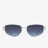 D.Franklin Cuprum Pilot Silver / Gradient Blue|Damen Eckige Sonnenbrillen|Eckige Sonnenbrillen
