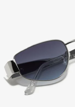 D.Franklin Cuprum Pilot Silver / Gradient Blue|Damen Eckige Sonnenbrillen|Eckige Sonnenbrillen