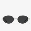 D.Franklin Cuprum Round Silver / Black|Damen Ovale Sonnenbrillen|Ovale Sonnenbrillen