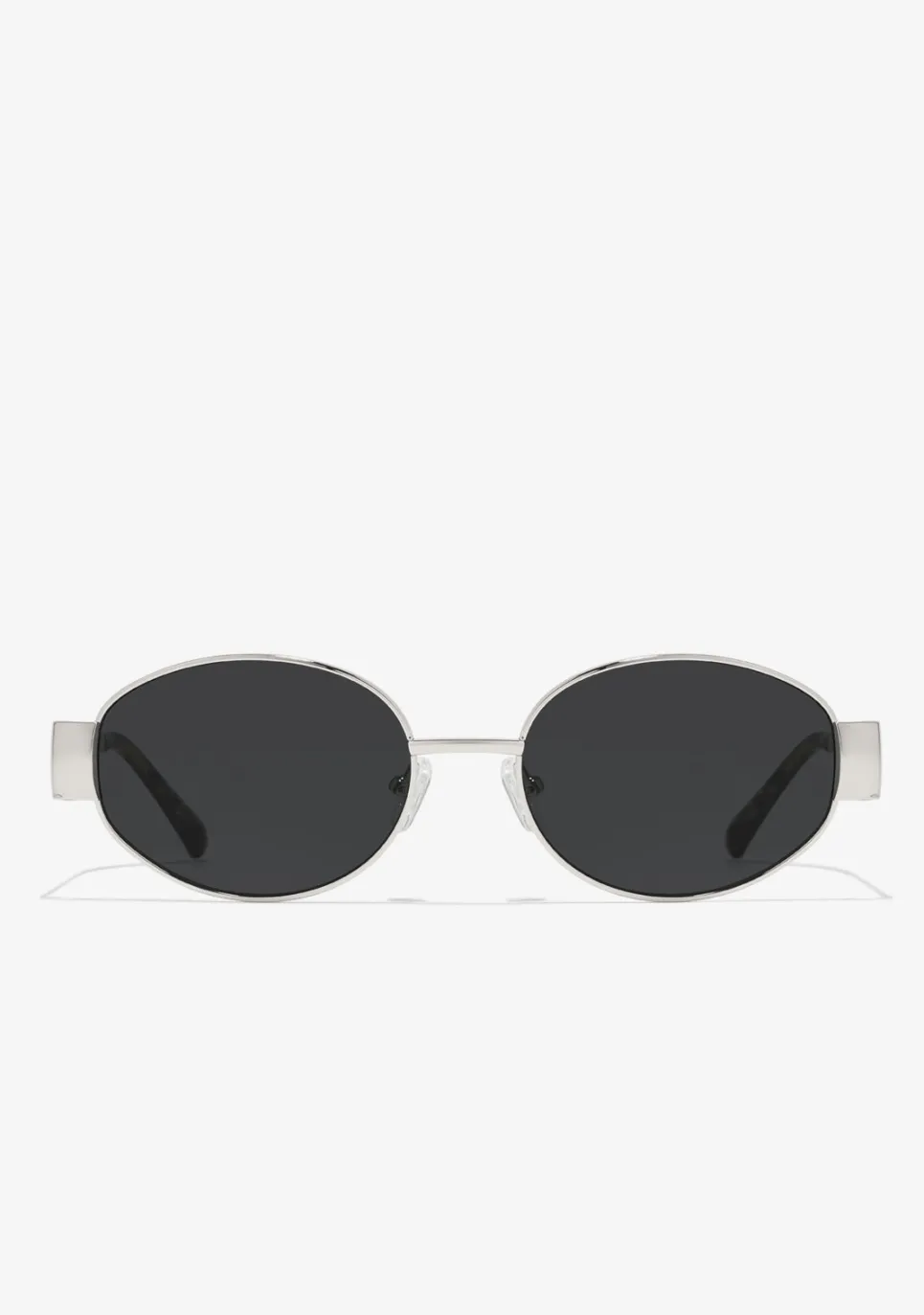 D.Franklin Cuprum Round Silver / Black|Damen Ovale Sonnenbrillen|Ovale Sonnenbrillen
