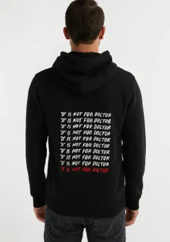 D.Franklin D Is Not For Doctor Hoodie Black|Herren Sweatshirts