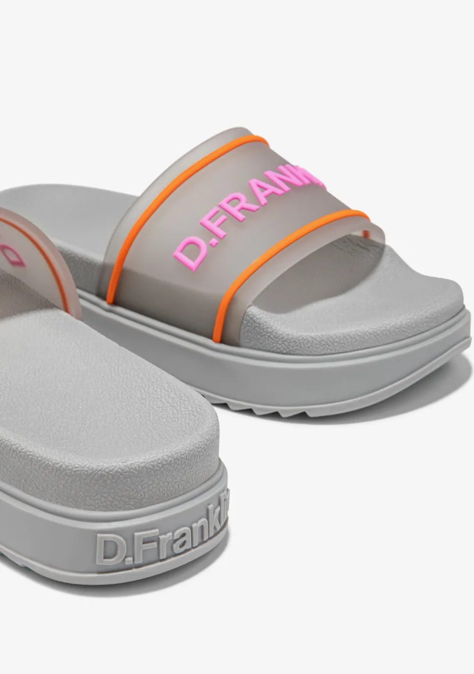 D.Franklin Dana Slide Summer Club Silver|Damen Sandalen