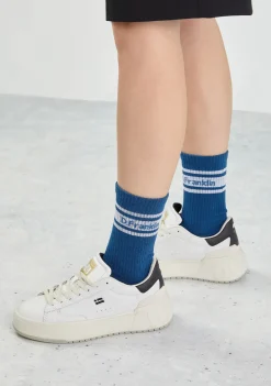 D.Franklin DF 3 Stripes Socks Blue|Damen Socken|Socken