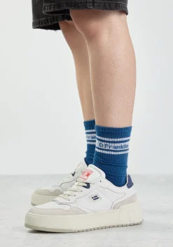 D.Franklin DF 3 Stripes Socks Blue|Damen Socken|Socken