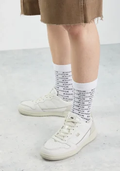 D.Franklin DF Capital Socks White|Damen Socken|Socken