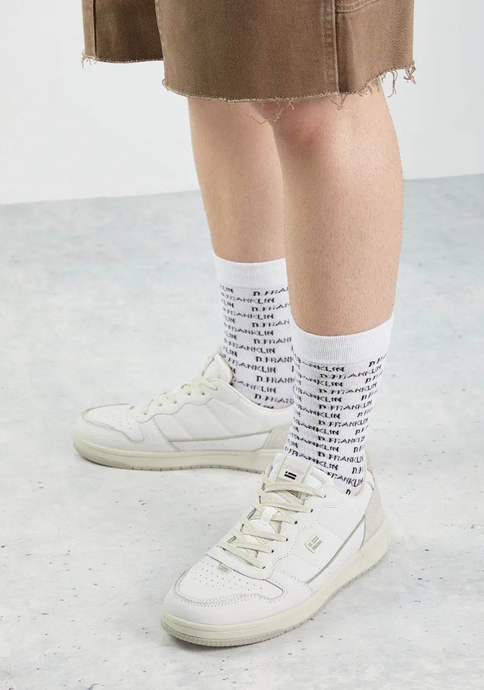 D.Franklin DF Capital Socks White|Damen Socken|Socken
