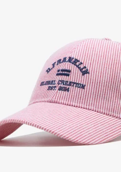 D.Franklin Team Stripes Cap Red|Damen Kappen|Kappen
