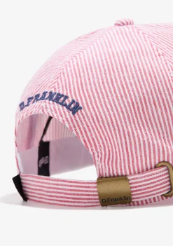 D.Franklin Team Stripes Cap Red|Damen Kappen|Kappen