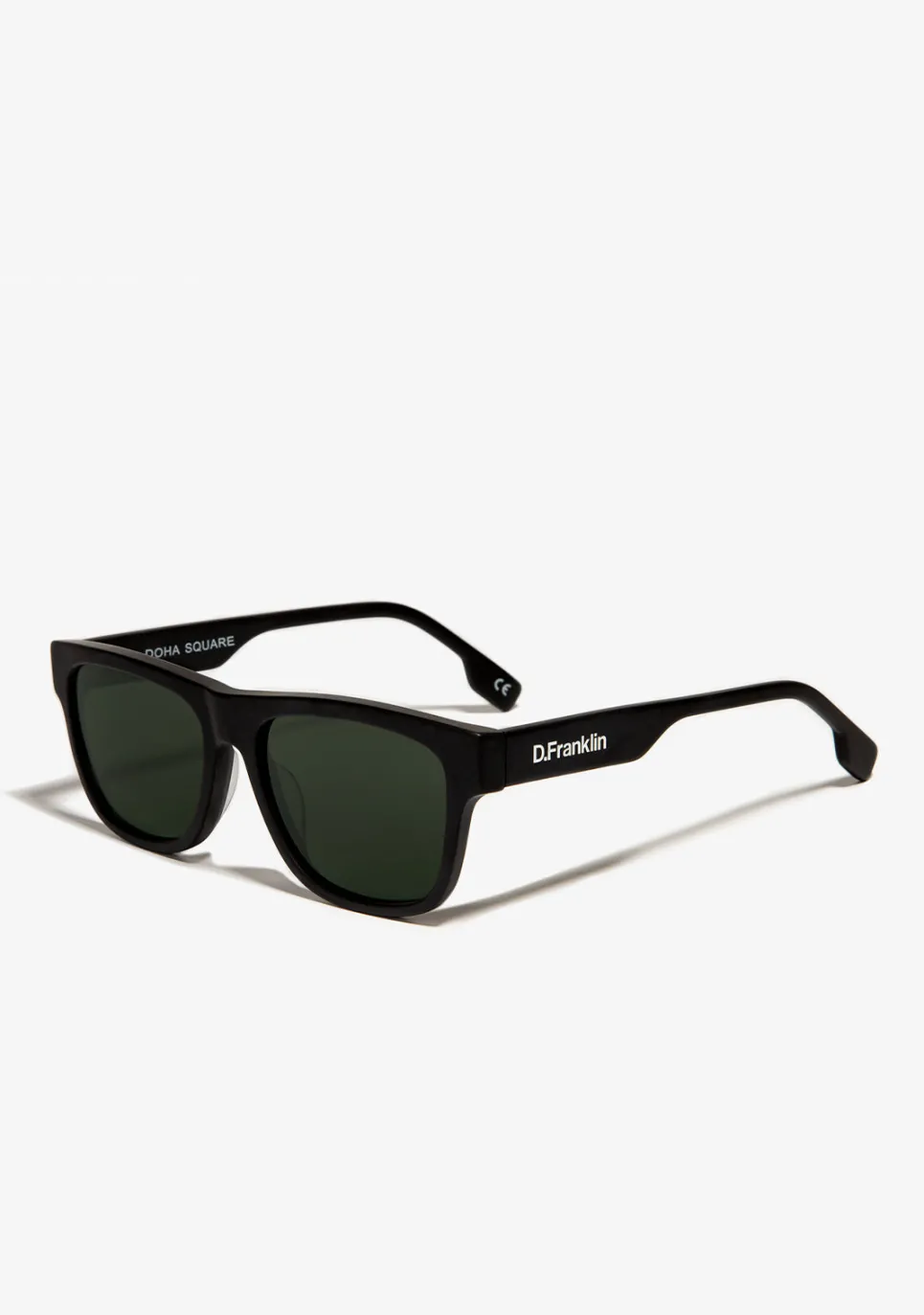 D.Franklin Doha Square Matte Black / G15|Damen Eckige Sonnenbrillen|Eckige Sonnenbrillen