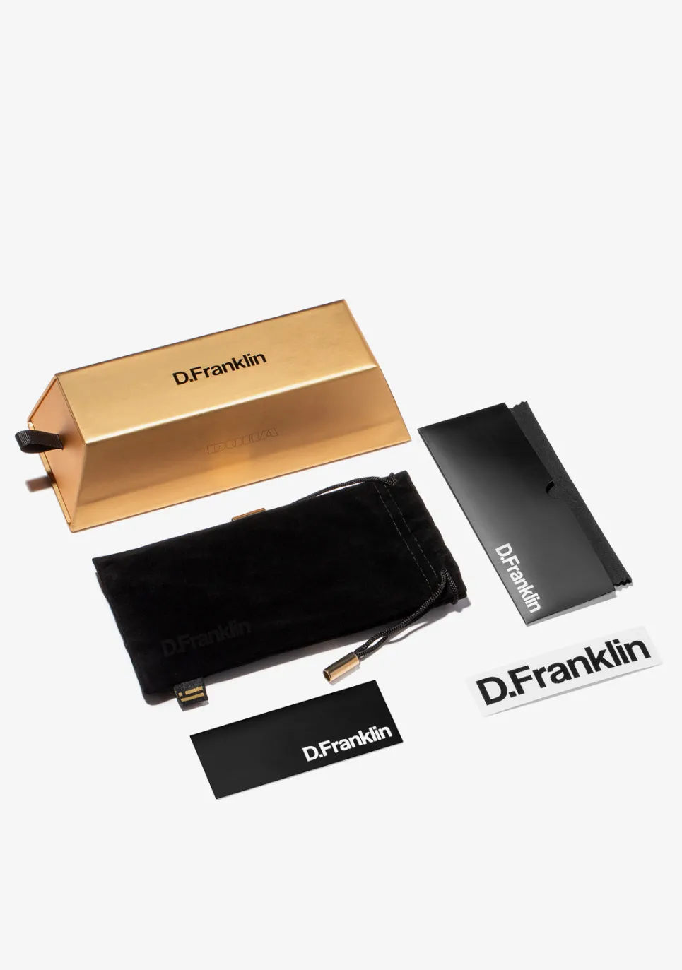 D.Franklin Doha Square Navy / Black|Damen Eckige Sonnenbrillen|Eckige Sonnenbrillen