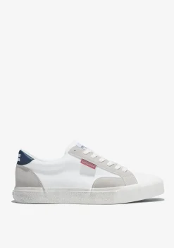 D.Franklin Echo Basic White Canvas / Red|Herren Sneakers