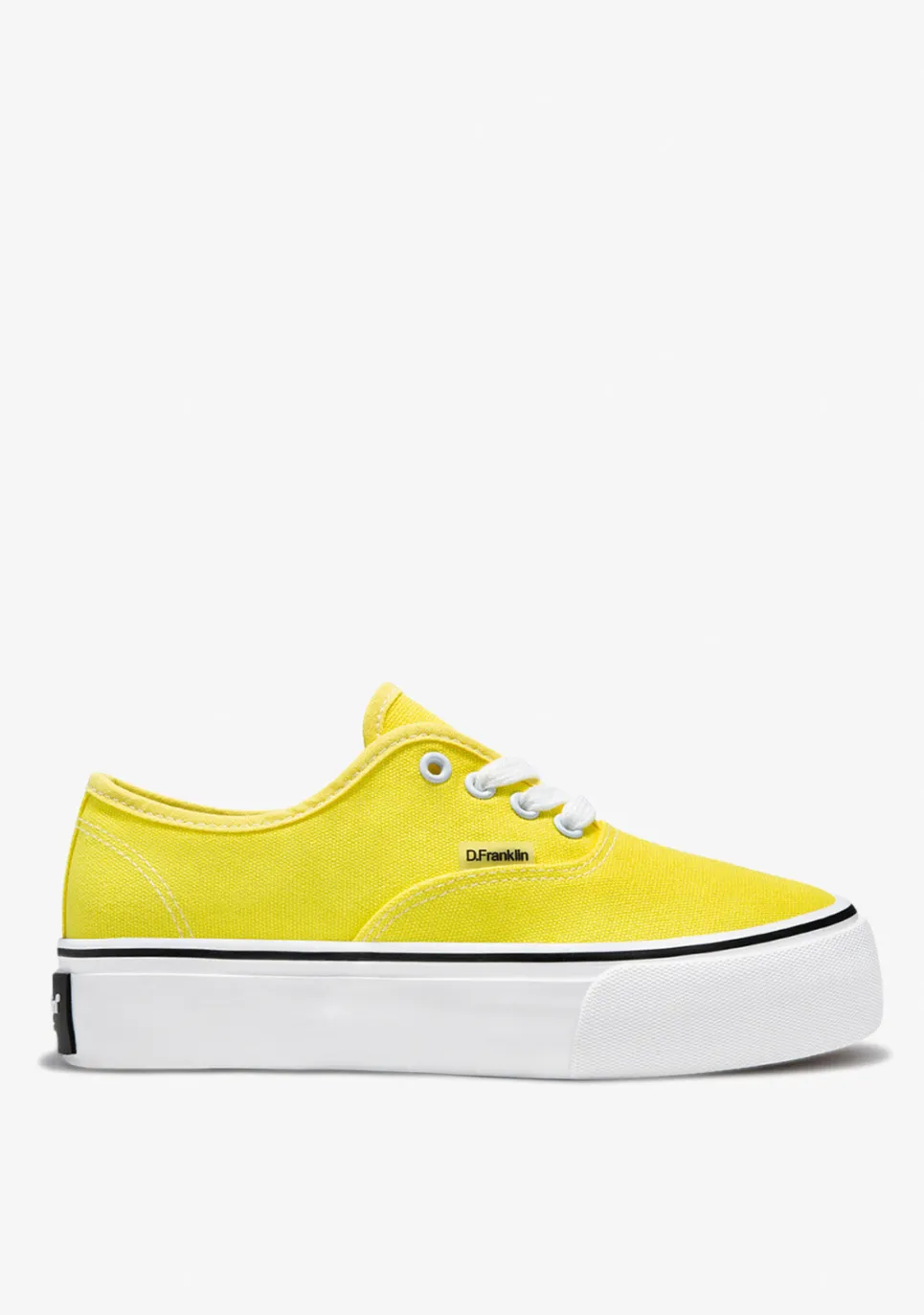 D.Franklin Eclipse Recycled Yellow|Damen Sneakers
