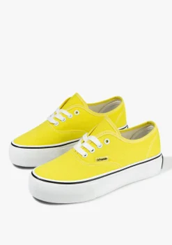D.Franklin Eclipse Recycled Yellow|Damen Sneakers