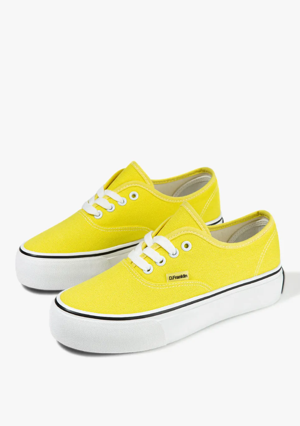 D.Franklin Eclipse Recycled Yellow|Damen Sneakers