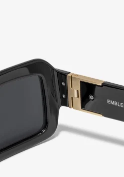 D.Franklin Emblem GEO Black / Smoke|Damen Polarisierte Sonnenbrillen