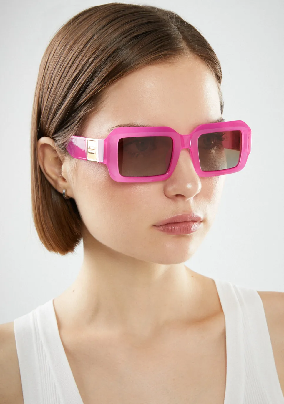 D.Franklin Emblem GEO Milky Pink / Pink|Damen Polarisierte Sonnenbrillen