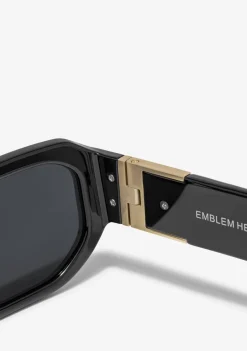 D.Franklin Emblem HEX Black / Smoke|Damen Polarisierte Sonnenbrillen