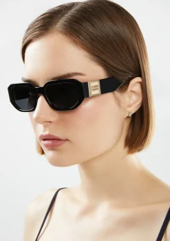 D.Franklin Emblem HEX Black / Smoke|Damen Polarisierte Sonnenbrillen