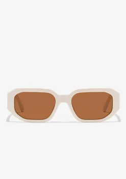 D.Franklin Emblem HEX White Ivory / Brown|Damen Polarisierte Sonnenbrillen