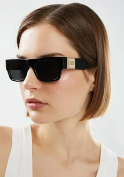 D.Franklin Emblem SQ Black / Smoke|Damen Polarisierte Sonnenbrillen