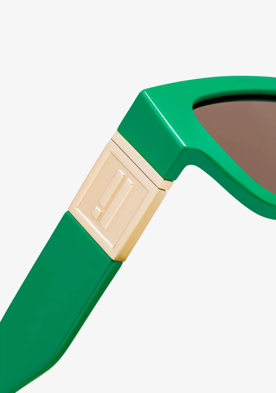 D.Franklin Emblem SQ Green / Tea|Damen Polarisierte Sonnenbrillen