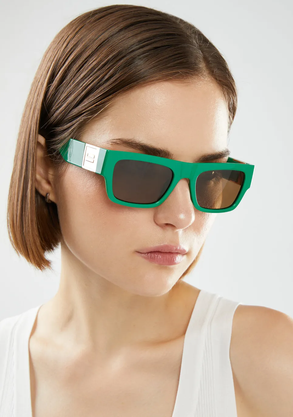 D.Franklin Emblem SQ Green / Tea|Damen Polarisierte Sonnenbrillen