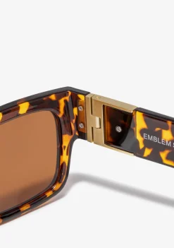 D.Franklin Emblem SQ Tort / Brown|Damen Polarisierte Sonnenbrillen