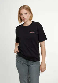 D.Franklin Essential Tee Black|Damen T-Shirts|T-Shirts