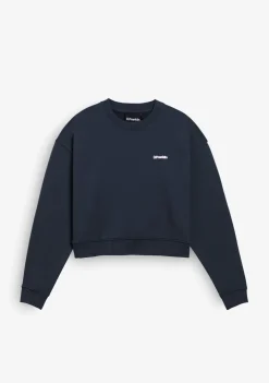 D.Franklin Eternity Crop Sweatshirt Grey|Damen Sweatshirts
