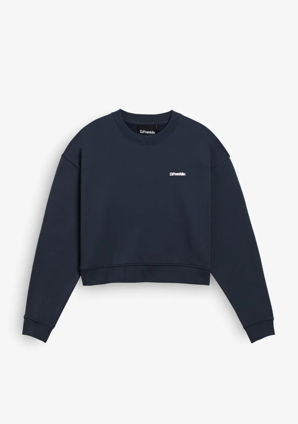D.Franklin Eternity Crop Sweatshirt Grey|Damen Sweatshirts