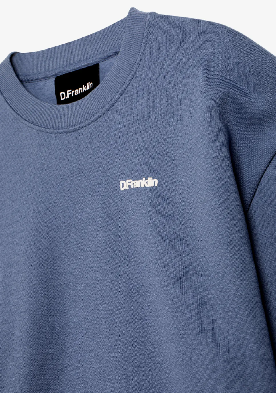 D.Franklin Eternity Crop Sweatshirt Blue|Damen Sweatshirts