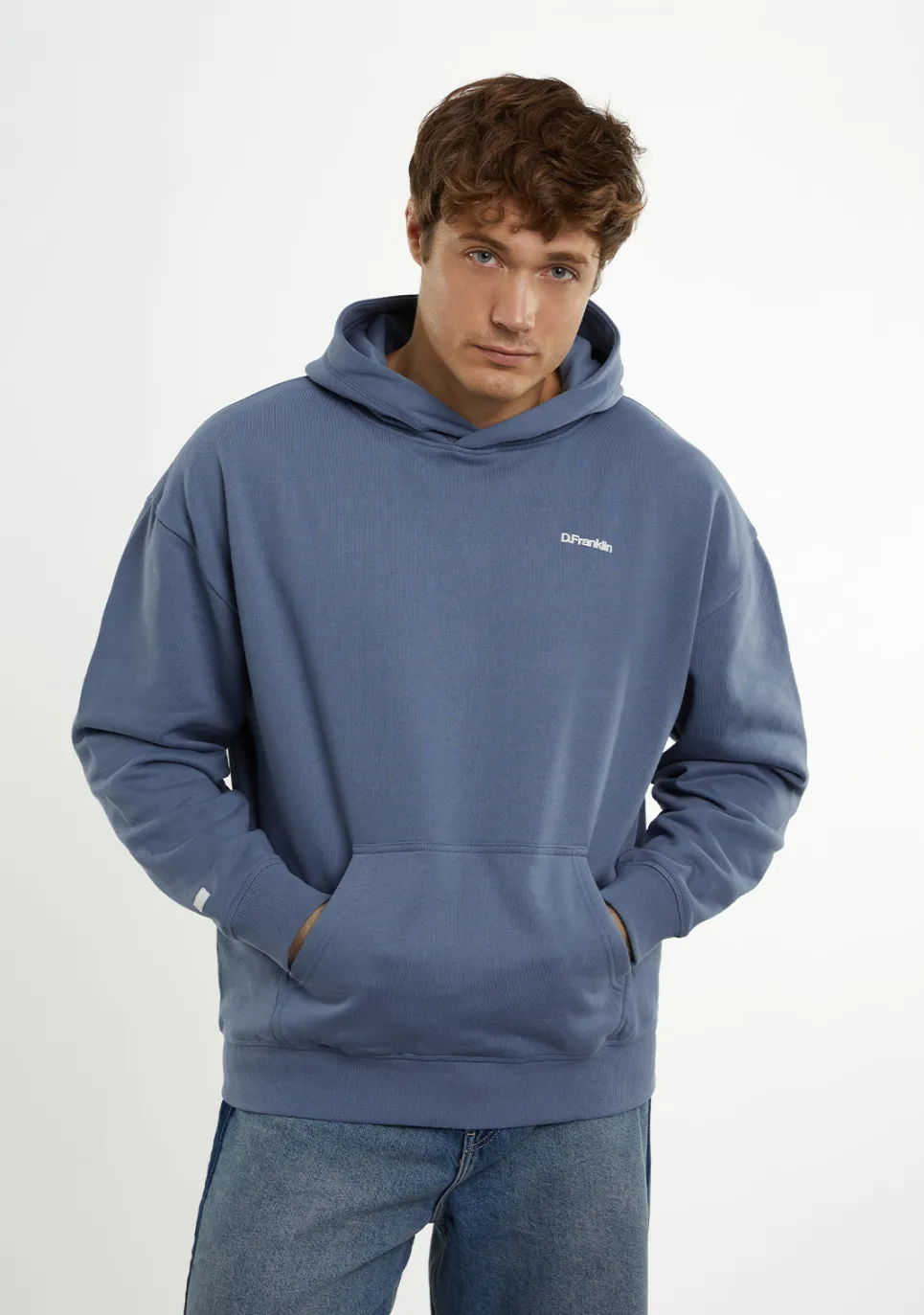 D.Franklin Eternity Oversize Hoodie Blue|Damen Sweatshirts|Sweatshirts