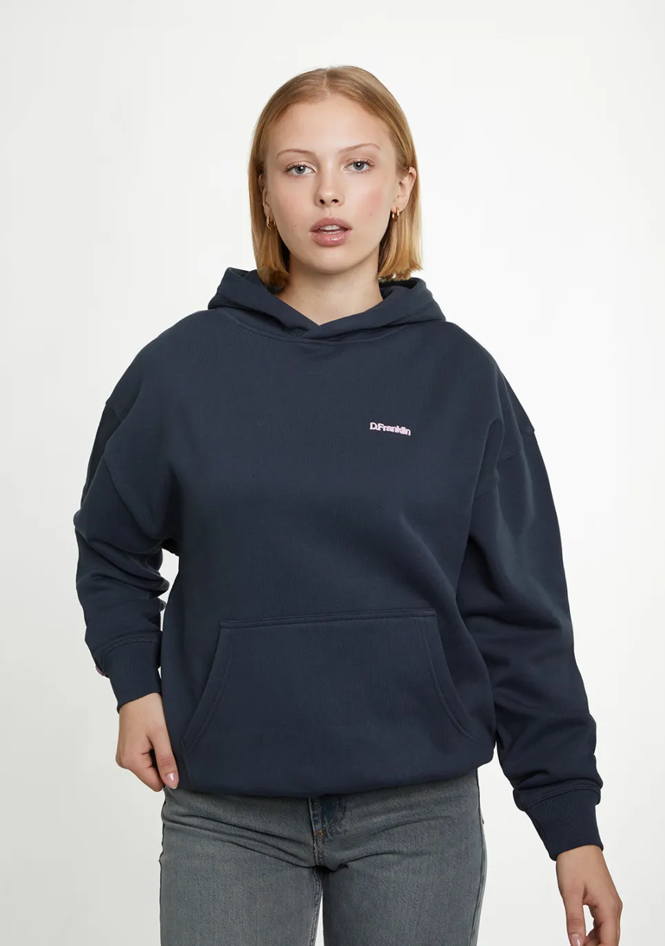 D.Franklin Eternity Oversize Hoodie Grey|Damen Sweatshirts|Sweatshirts