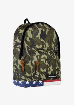 D.Franklin Flag Backpack Camo|Damen Rucksäcke|Backpack