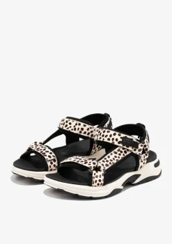 D.Franklin Flame Sandal Strips Dotty|Damen Sandalen