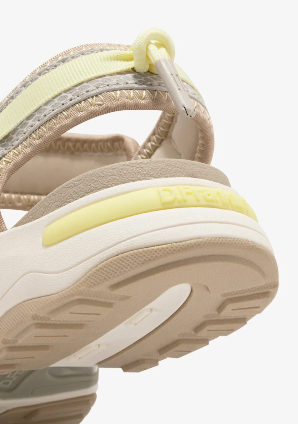 D.Franklin Flame Sandal Strips Gold|Damen Sandalen