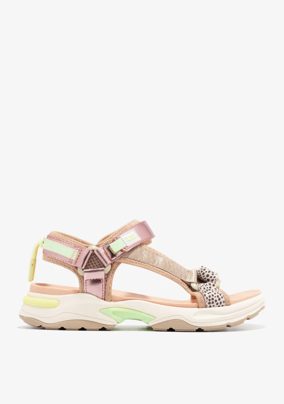 D.Franklin Flame Sandal Strips Multi|Damen Sandalen