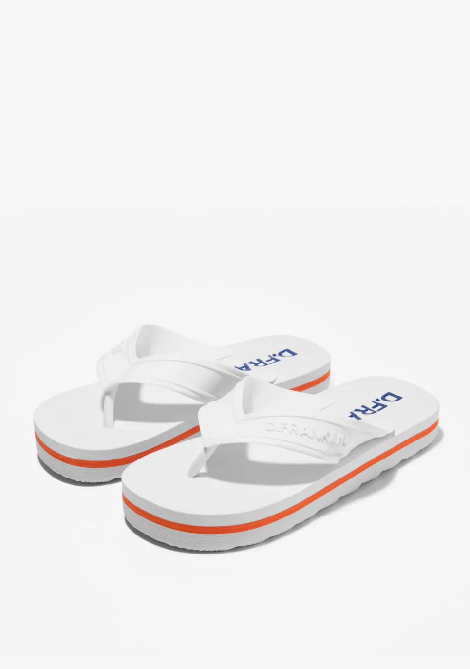 D.Franklin Flop Summer Club White|Damen Sandalen
