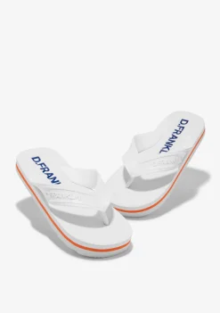 D.Franklin Flop Summer Club White|Damen Sandalen