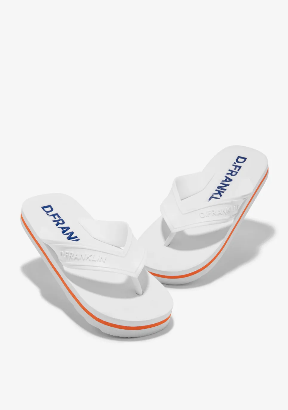 D.Franklin Flop Summer Club White|Damen Sandalen