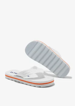 D.Franklin Flop Summer Club White|Damen Sandalen