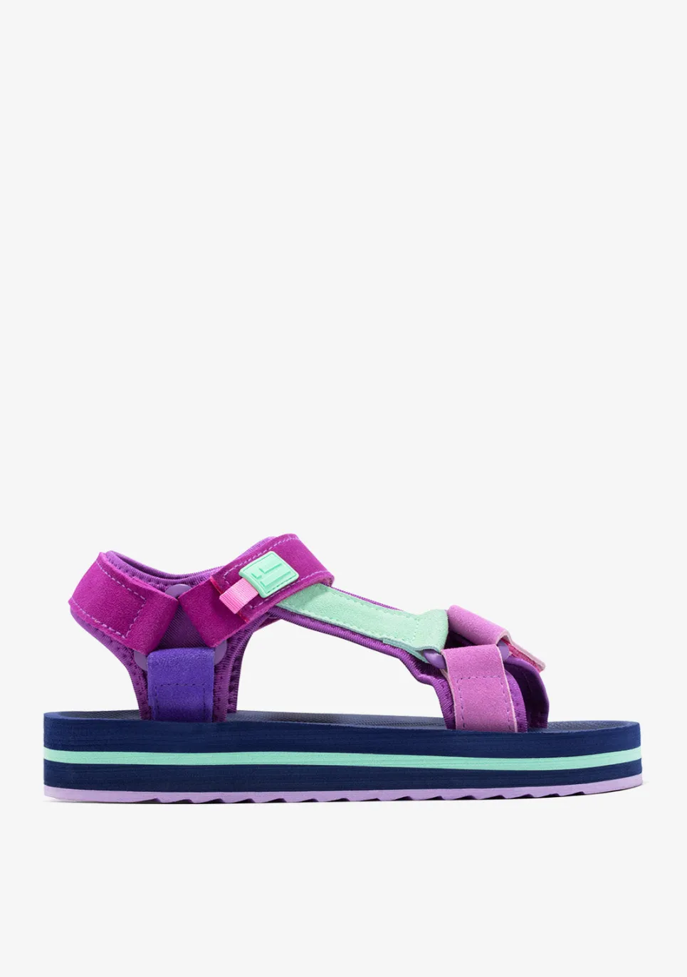 D.Franklin Forest High Strips Multi|Damen Sandalen