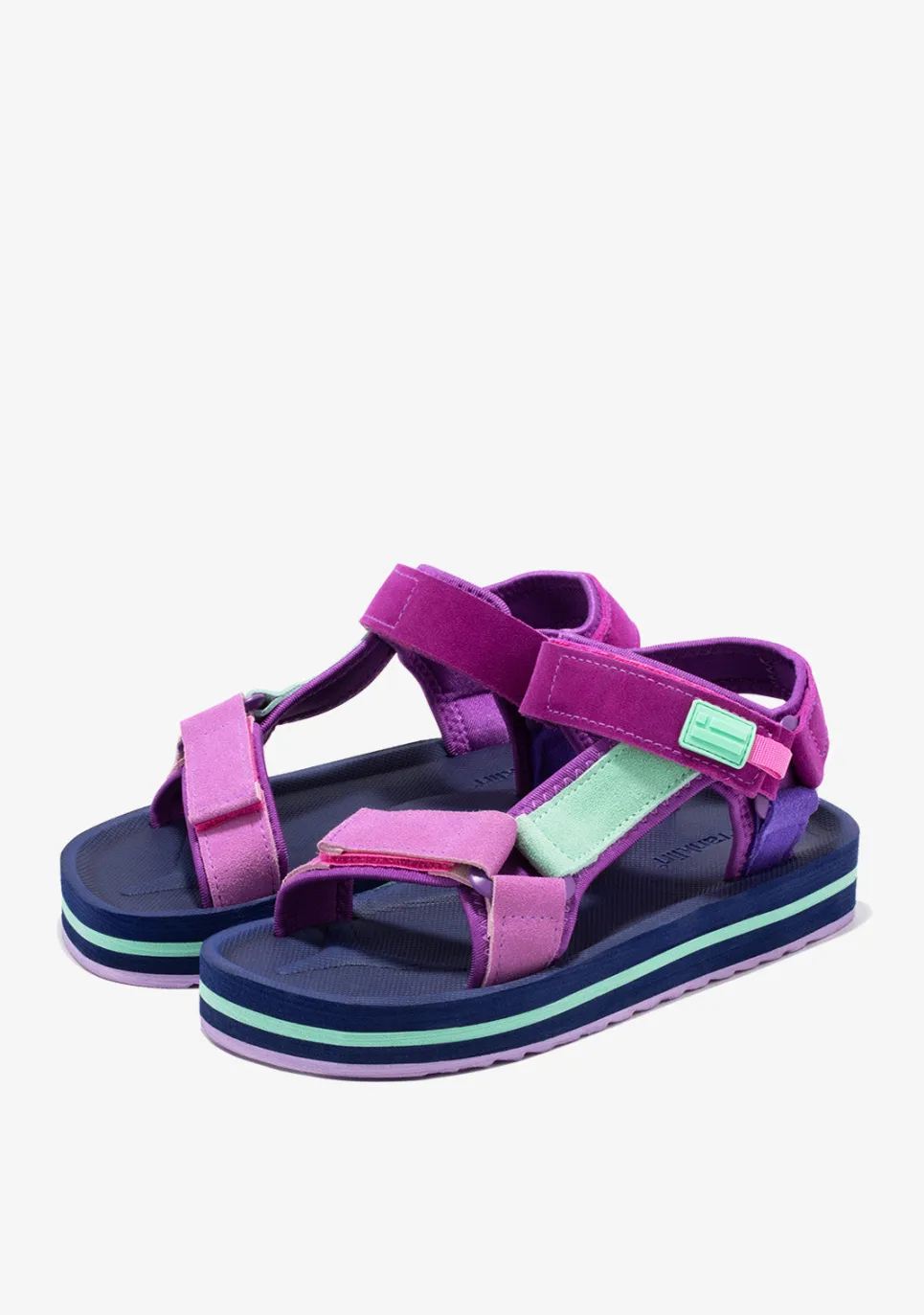 D.Franklin Forest High Strips Multi|Damen Sandalen