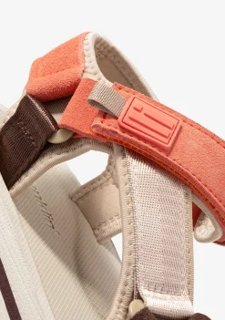 D.Franklin Forest High Strips Orange|Damen Sandalen